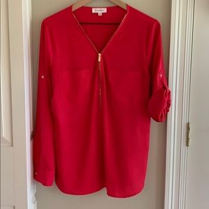 Calvin Klein fuchsia blouse